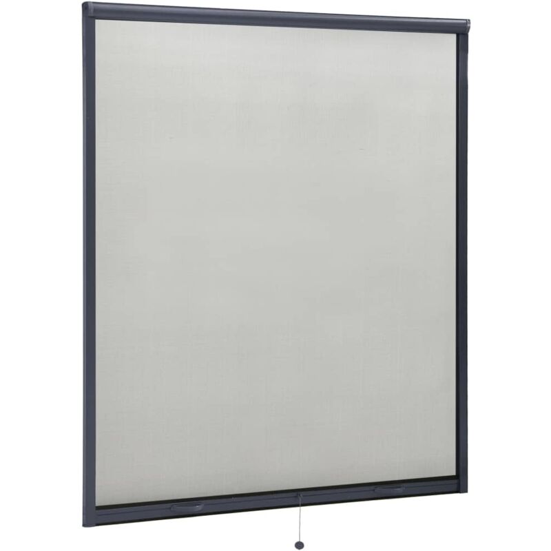

vidaXL Mosquitera enrollable para ventanas gris antracita 160x170 cm - Antracita