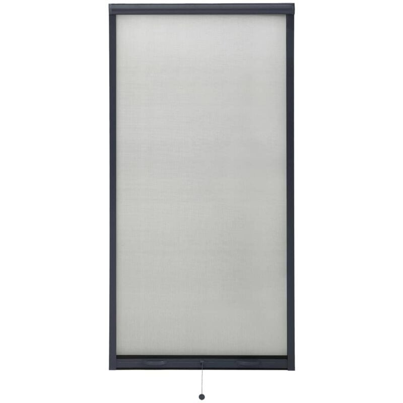 

vidaXL Mosquitera enrollable para ventanas gris antracita 70x150 cm - Antracita