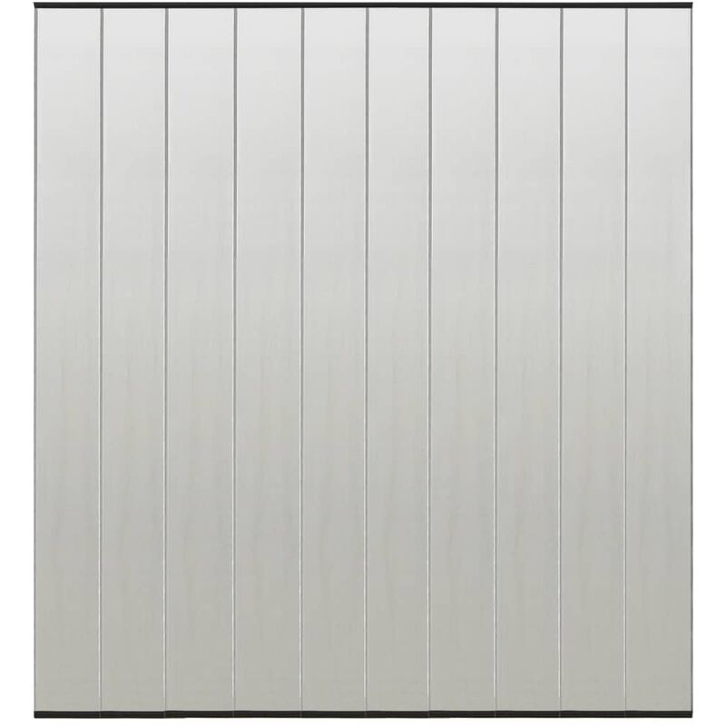 

Mosquitera para puerta 10 pzas cortina de malla negro 240x240cm - Negro - Vidaxl