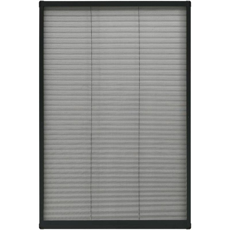 

Mosquitera plisada para ventanas aluminio antracita 60x160cm - Antracita - Vidaxl