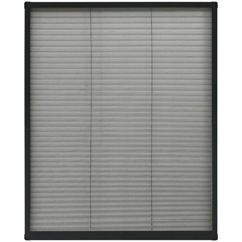

Mosquitera plisada para ventanas aluminio antracita 80x100cm - Antracita - Vidaxl