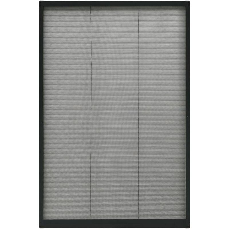 

Mosquitera plisada para ventanas aluminio antracita 80x160cm - Antracita - Vidaxl