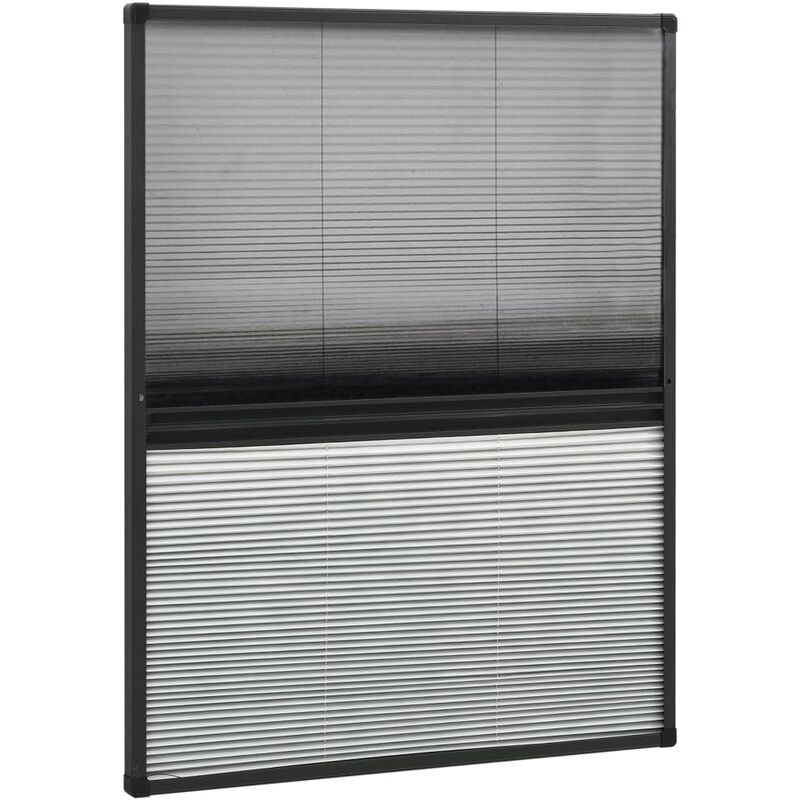 

Mosquitera plisada para ventanas aluminio con sombra 80x100cm - Antracita - Vidaxl
