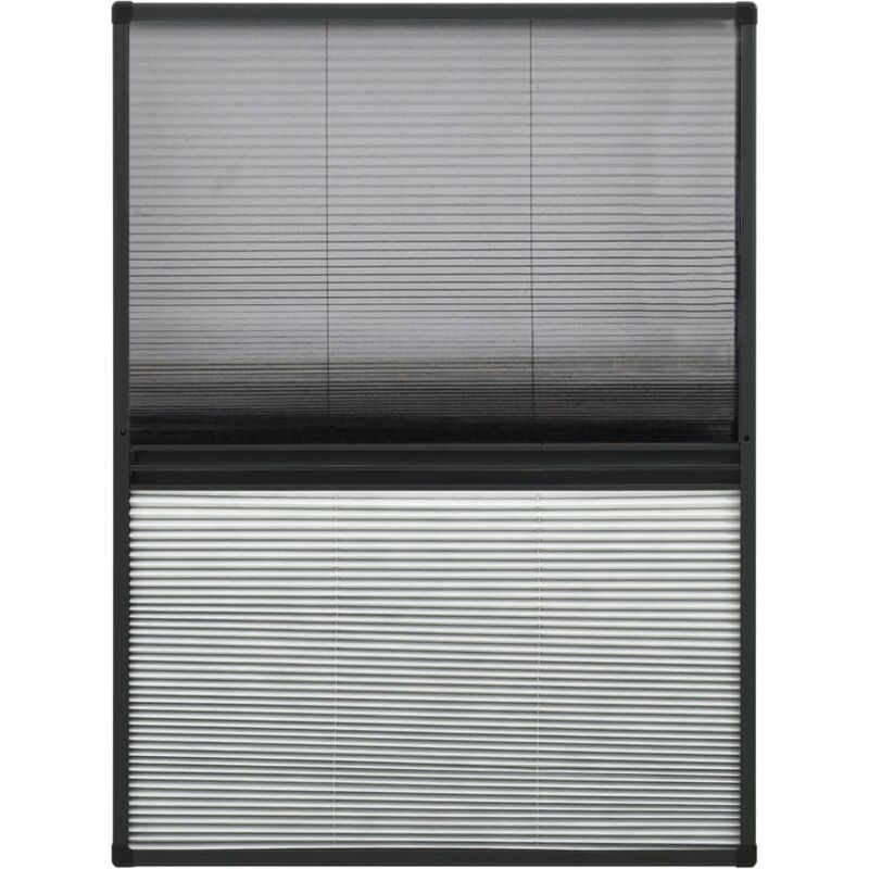 

Mosquitera plisada para ventanas aluminio con sombra 80x120 cm - Antracita - Vidaxl