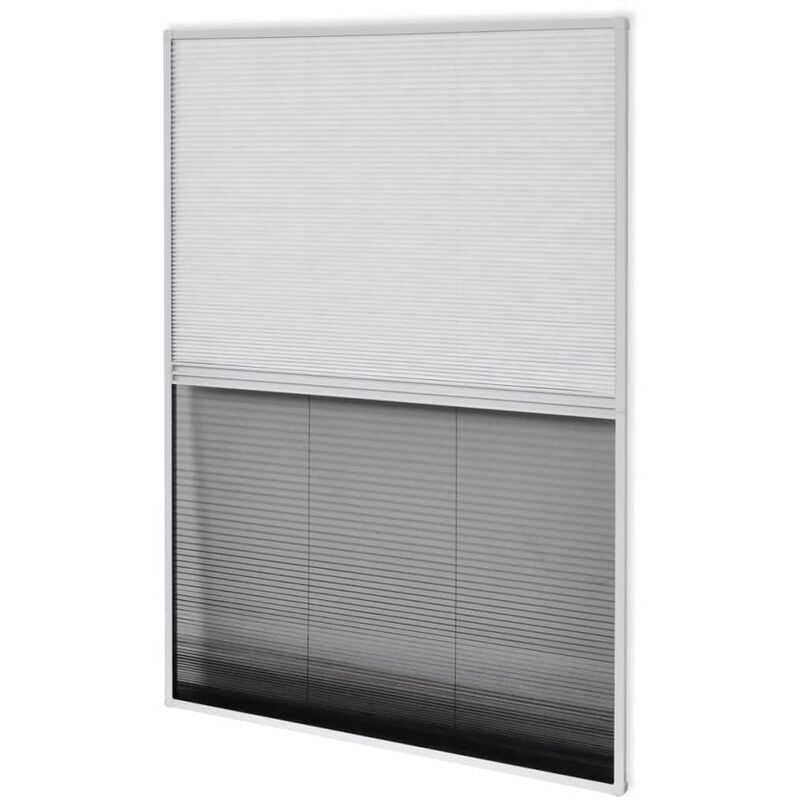 

Mosquitera Plisada para Ventanas Aluminio Sombrilla 80x100cm - Blanco - Vidaxl