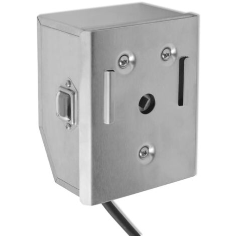 Vidaxl – Moteur de broche à rôtir 4W – Acier inoxydable – Alimentation 220-240V – Pour broches carrées 8x8mm – Puissance constante sans batteries