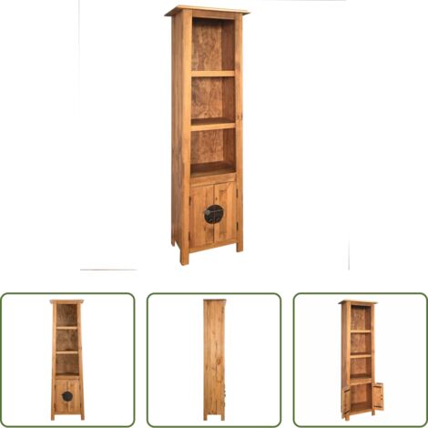 vidaXL Mueble de madera -  Mueble de baño madera maciza de pino 48x32x170 cm