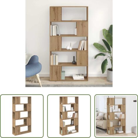 vidaXL Mueble de pared -  Conjunto de mueble de TV Marrón 80 x 24 x 156 cm