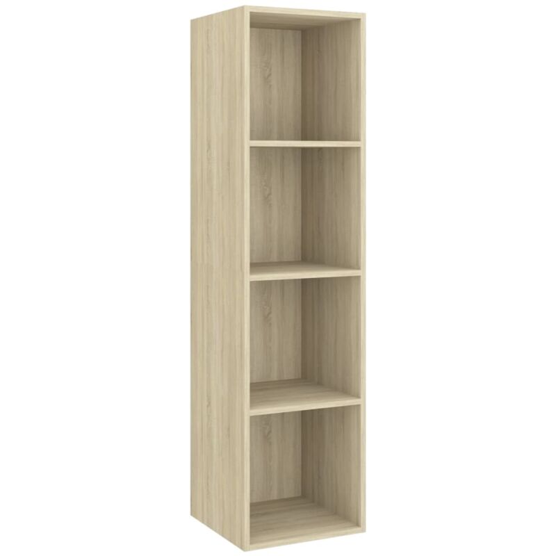 

Mueble de pared para TV aglomerado roble Sonoma 37x37x142,5 cm - Marrón - Vidaxl