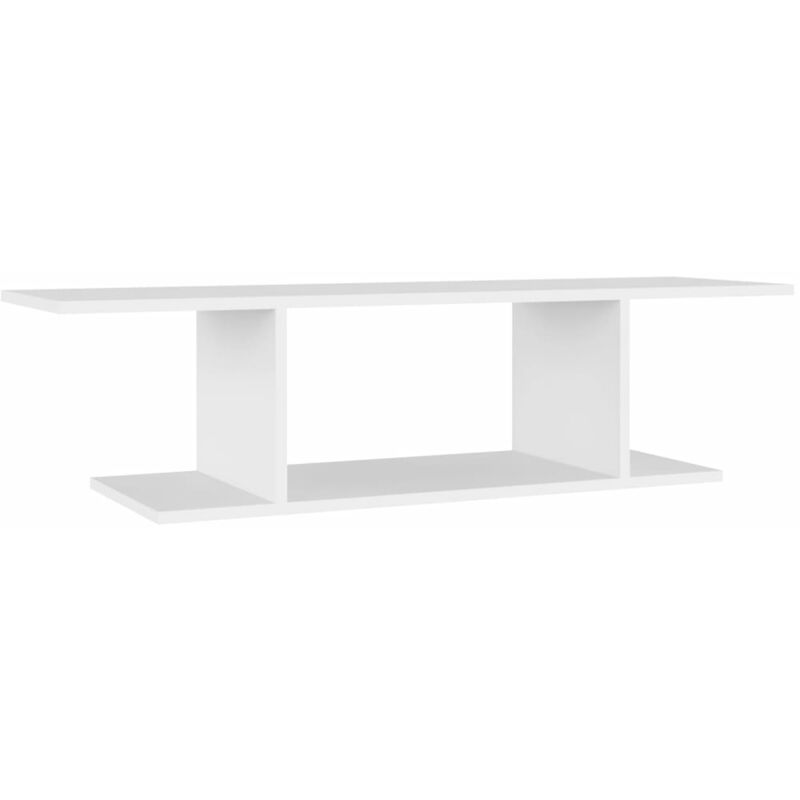 

Mueble de pared para TV blanco 103x30x26,5 cm - Blanco - Vidaxl