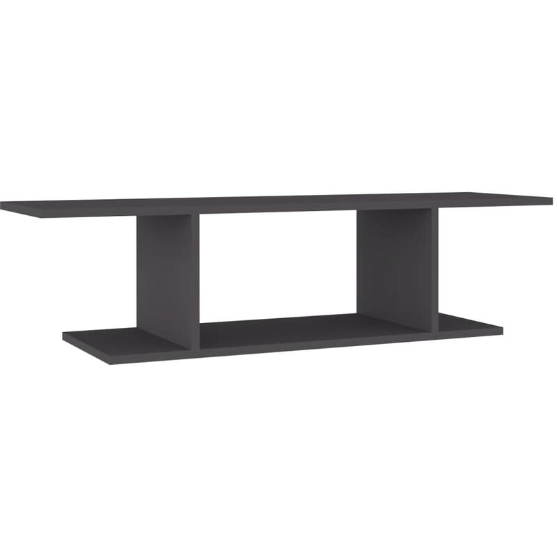 

Mueble de pared para TV gris 103x30x26,5 cm - Gris - Vidaxl
