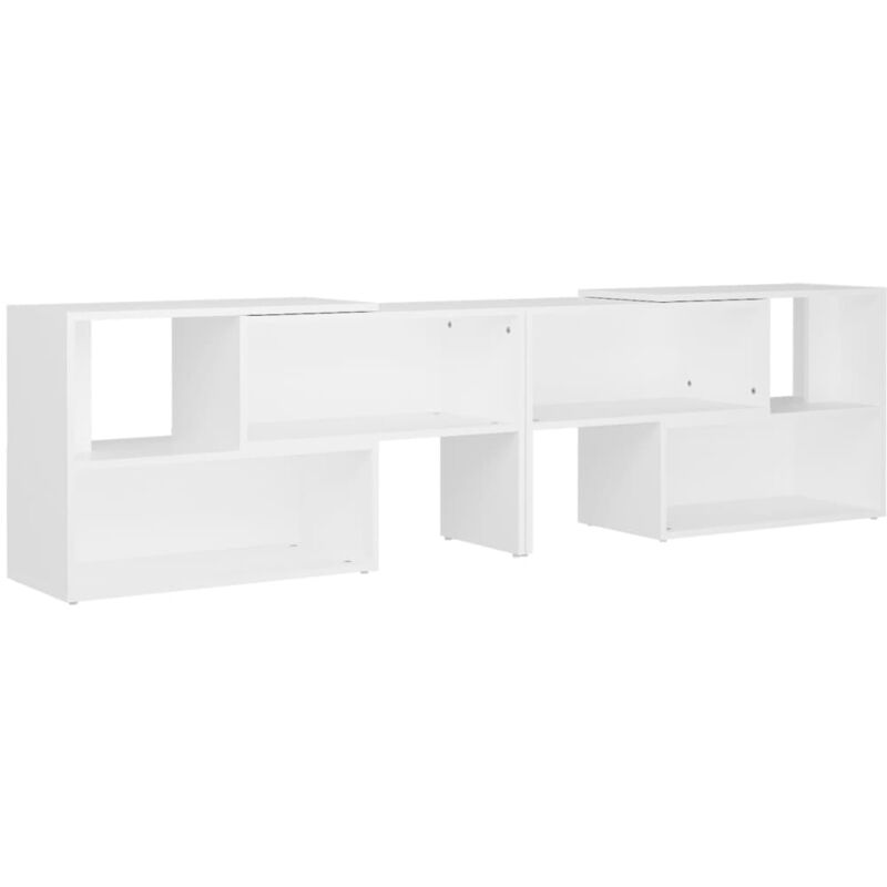 

vidaXL Mueble de TV blanco 149x30x52 cm aglomerado - Blanco