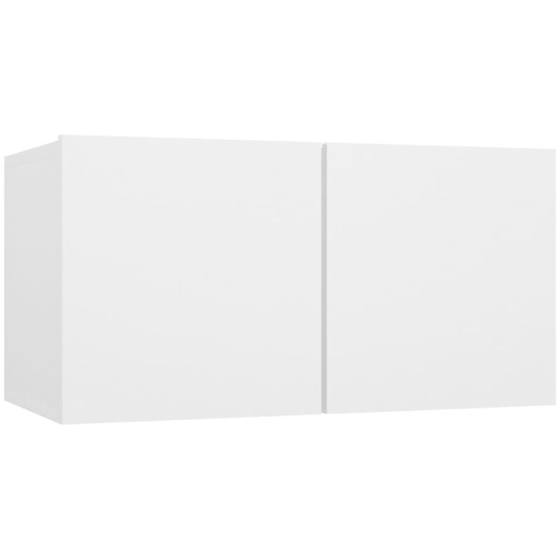 

Mueble de TV colgante blanco 60x30x30 cm - Blanco - Vidaxl