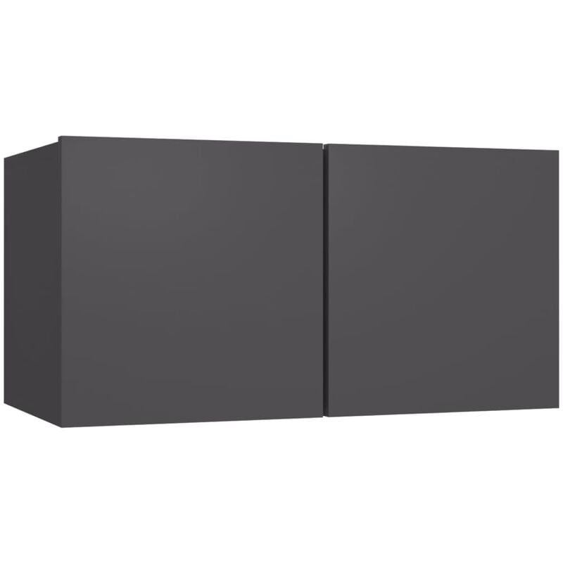 

Vidaxl - Mueble de TV colgante gris 60x30x30 cm - Gris