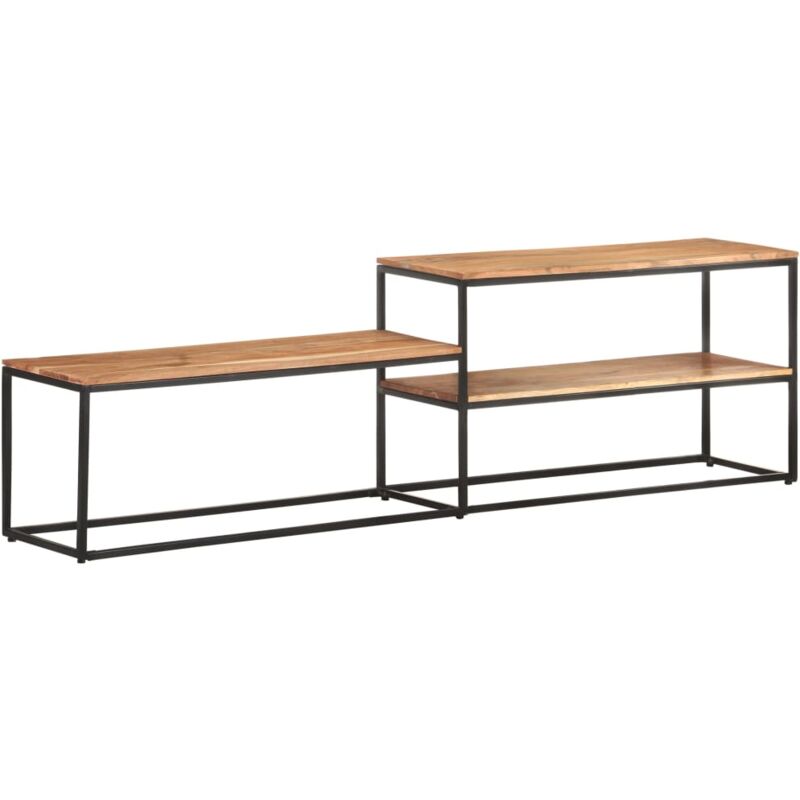 

Mueble de TV de madera maciza de acacia 180x30x50 cm - Verde - Vidaxl
