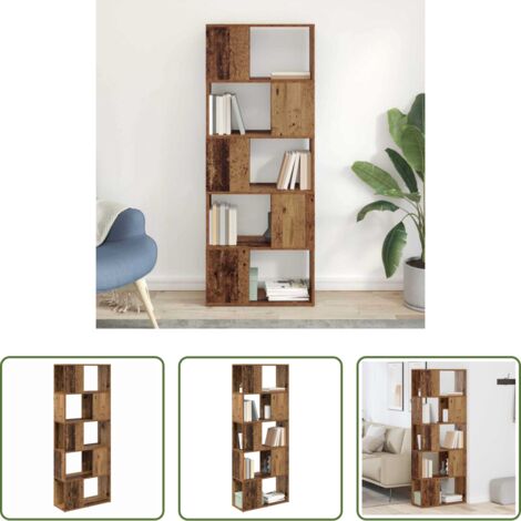 vidaXL Mueble para sala -  Conjunto de mueble de TV Marrón 60 x 24 x 156 cm
