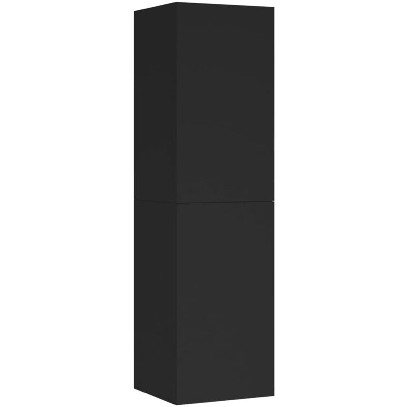 

Mueble para televisor aglomerado negro 30,5x30x110 cm - Negro - Vidaxl