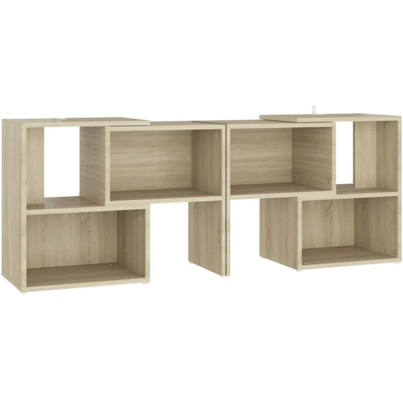 

vidaXL Mueble para TV aglomerado color roble Sonoma 104x30x52 cm - Marrón