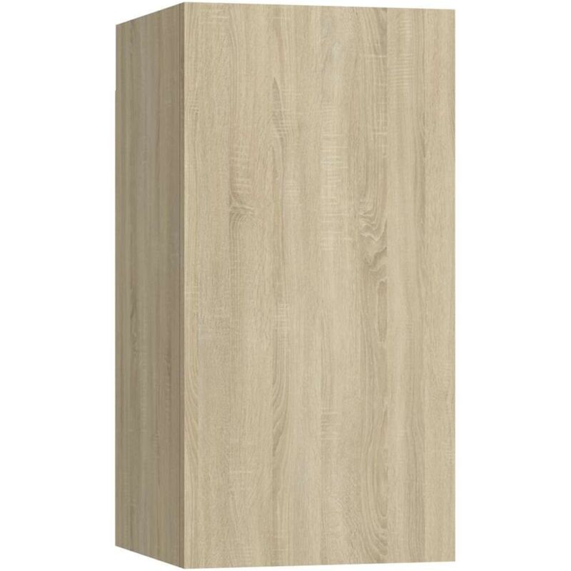 

vidaXL Mueble para TV aglomerado color roble Sonoma 30,5x30x60 cm - Marrón