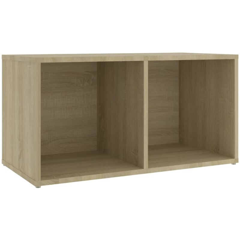 

Mueble para TV aglomerado color roble Sonoma 72x35x36,5 cm - Marrón - Vidaxl