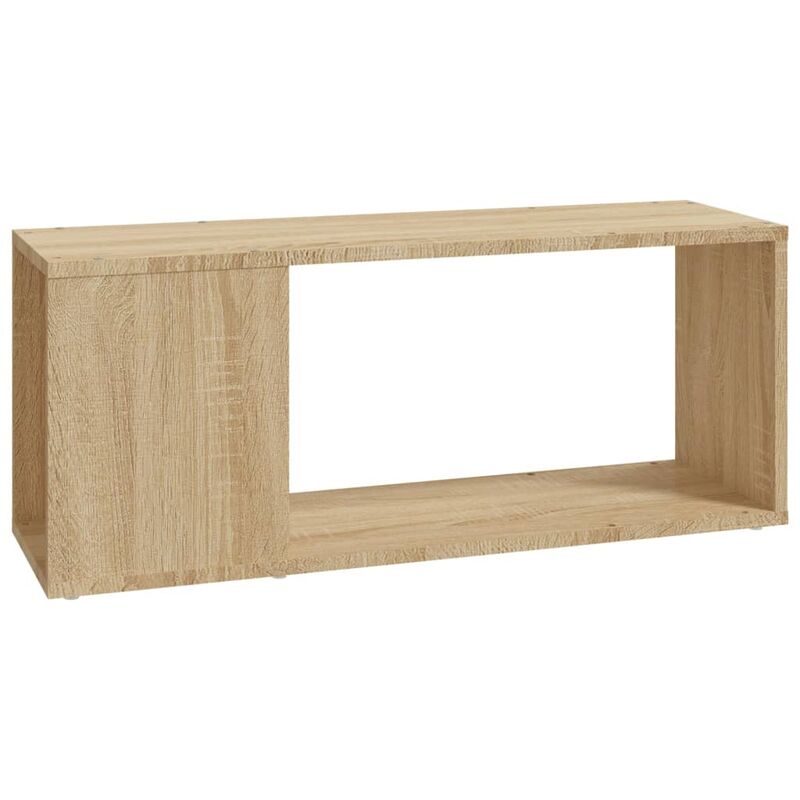 

vidaXL Mueble para TV aglomerado color roble Sonoma 80x24x32 cm - Marrón