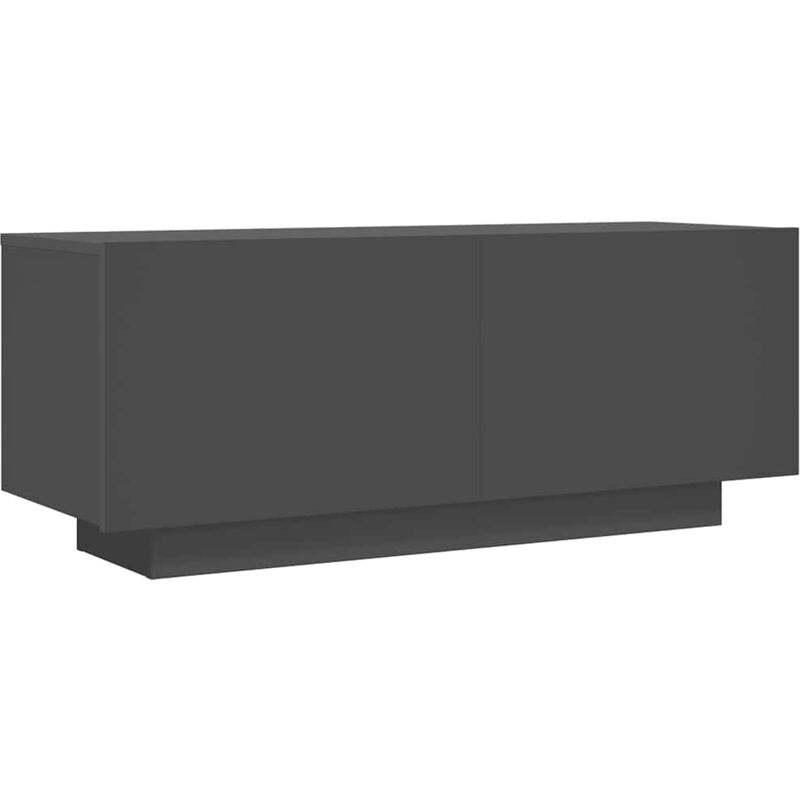 

Mueble para TV aglomerado gris 100x35x40 cm - Gris - Vidaxl