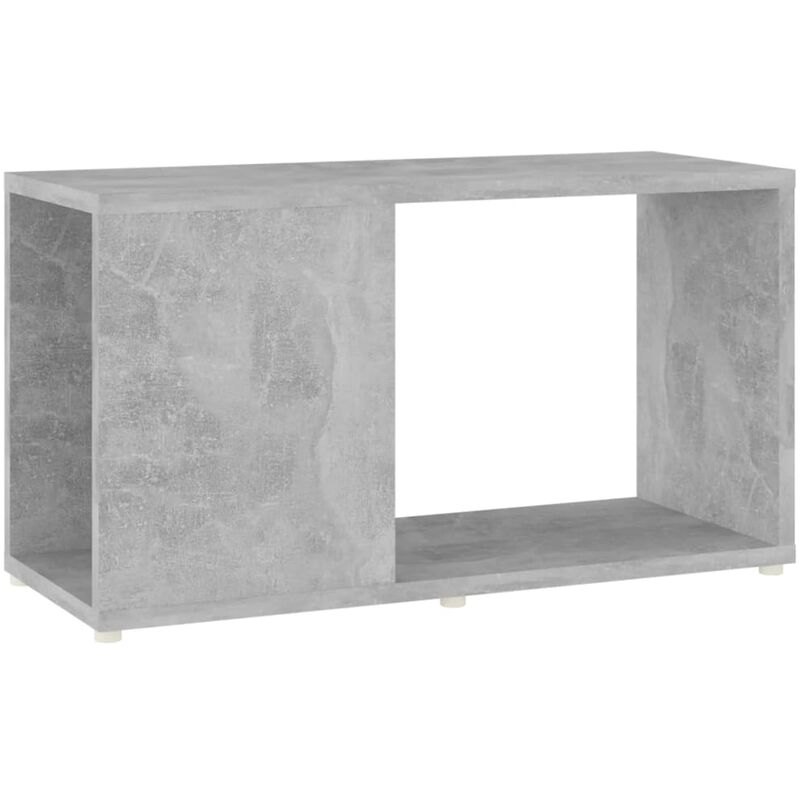 

Mueble para TV aglomerado gris hormigón 60x24x32 cm - Gris - Vidaxl