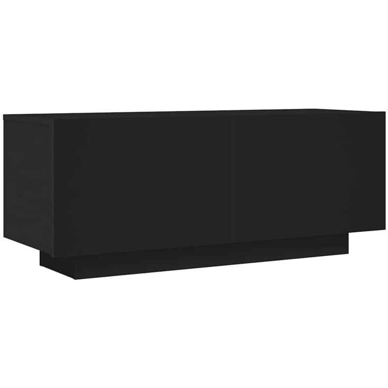 

Vidaxl - Mueble para TV aglomerado negro 100x35x40 cm - Negro