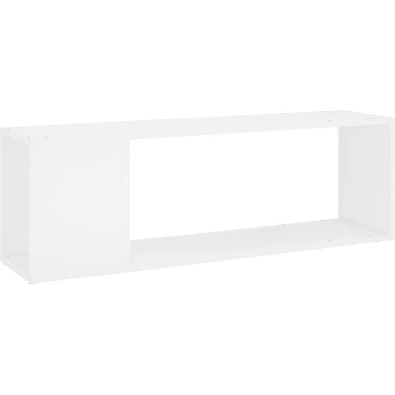 

Mueble para TV de aglomerado blanco 100x24x32 cm - Blanco - Vidaxl