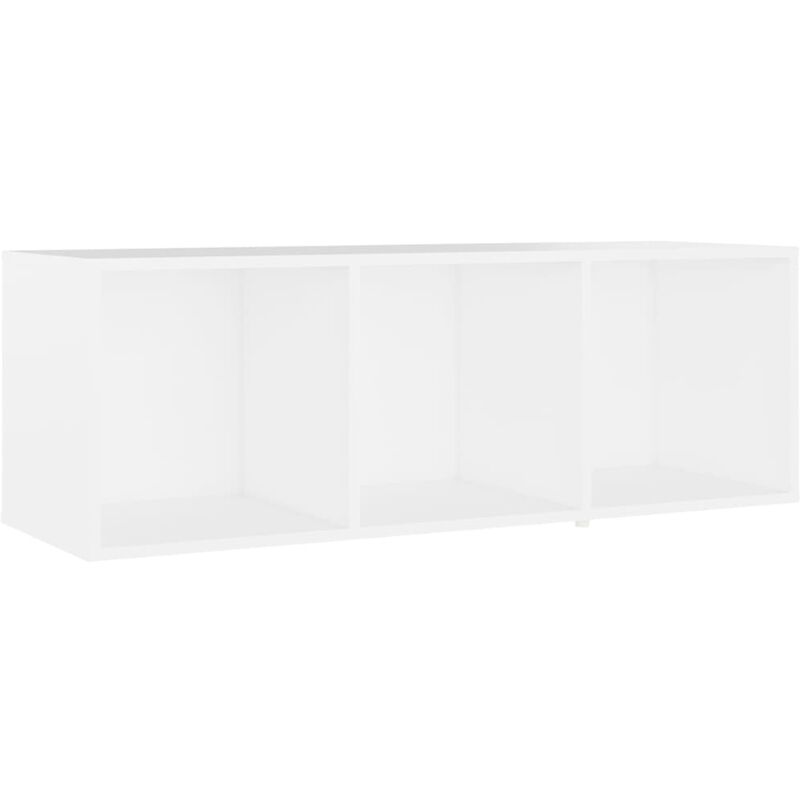 

Mueble para TV de aglomerado blanco 107x35x37 cm - Blanco - Vidaxl