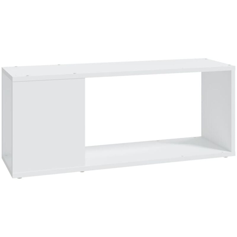 

Mueble para TV de aglomerado blanco 80x24x32 cm - Blanco - Vidaxl