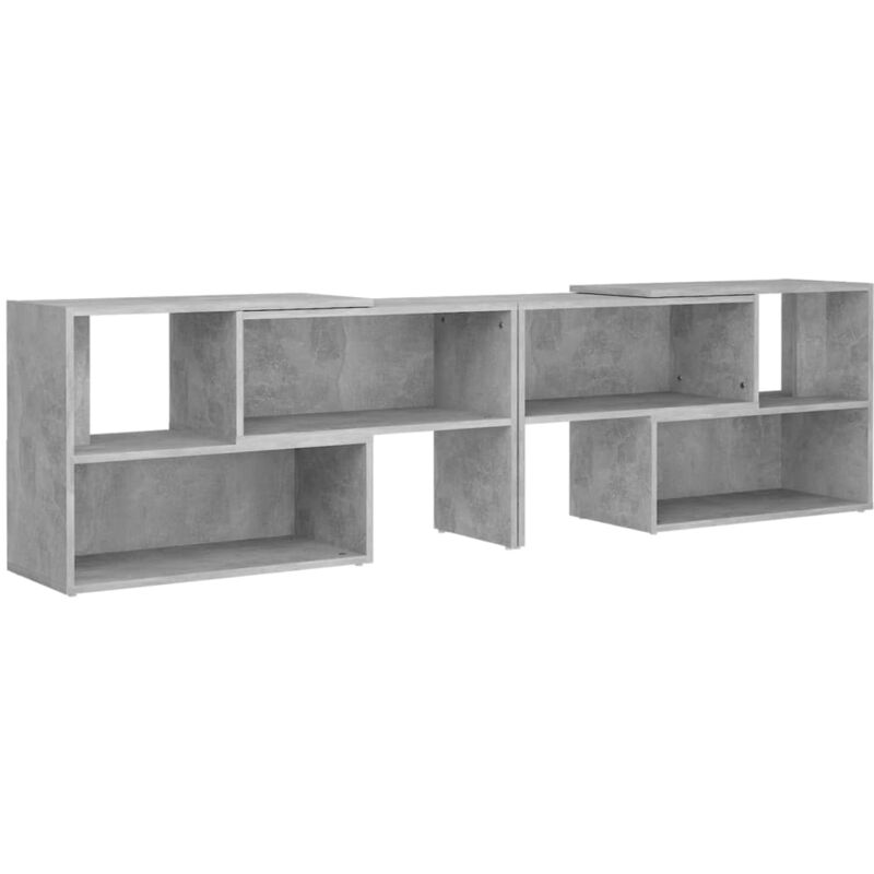 

Vidaxl - Mueble para TV de aglomerado gris hormigón 149x30x52 cm - Gris