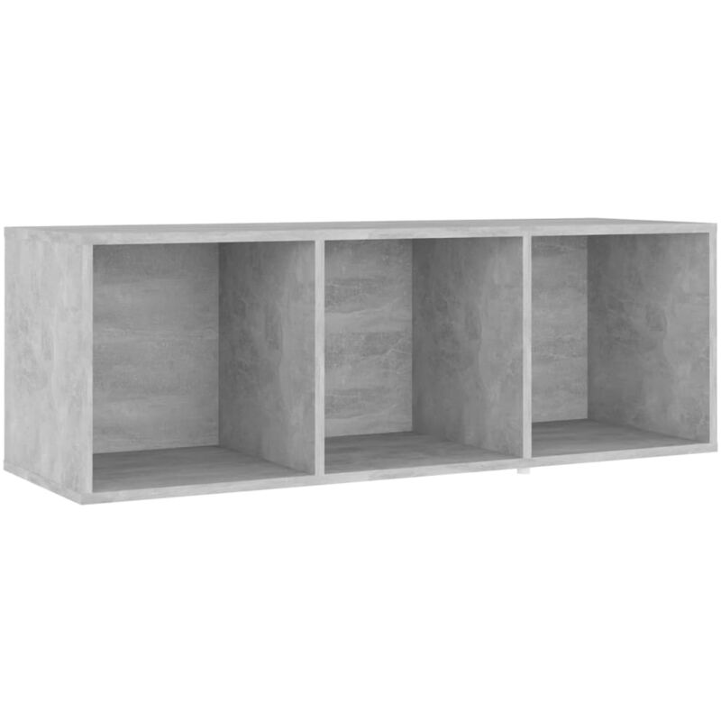 

Mueble para TV de aglomerado gris hormigón 107x35x37 cm - Gris - Vidaxl