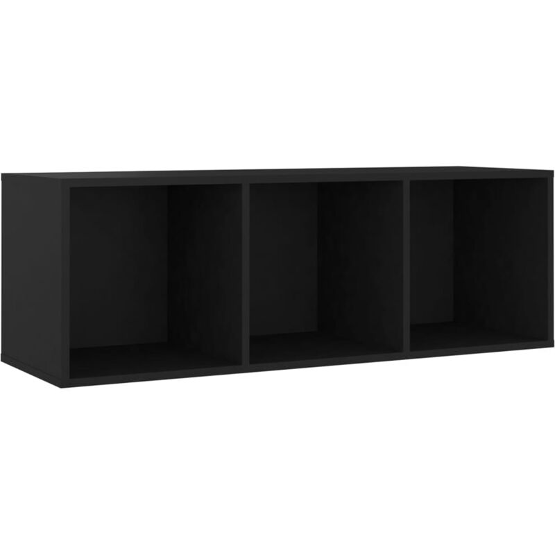 

Vidaxl - Mueble para TV de aglomerado negro 107x35x37 cm - Negro