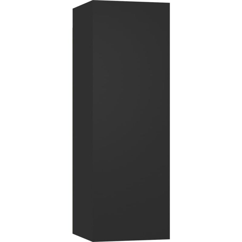 

Mueble para TV de aglomerado negro 30,5x30x90 cm - Negro - Vidaxl