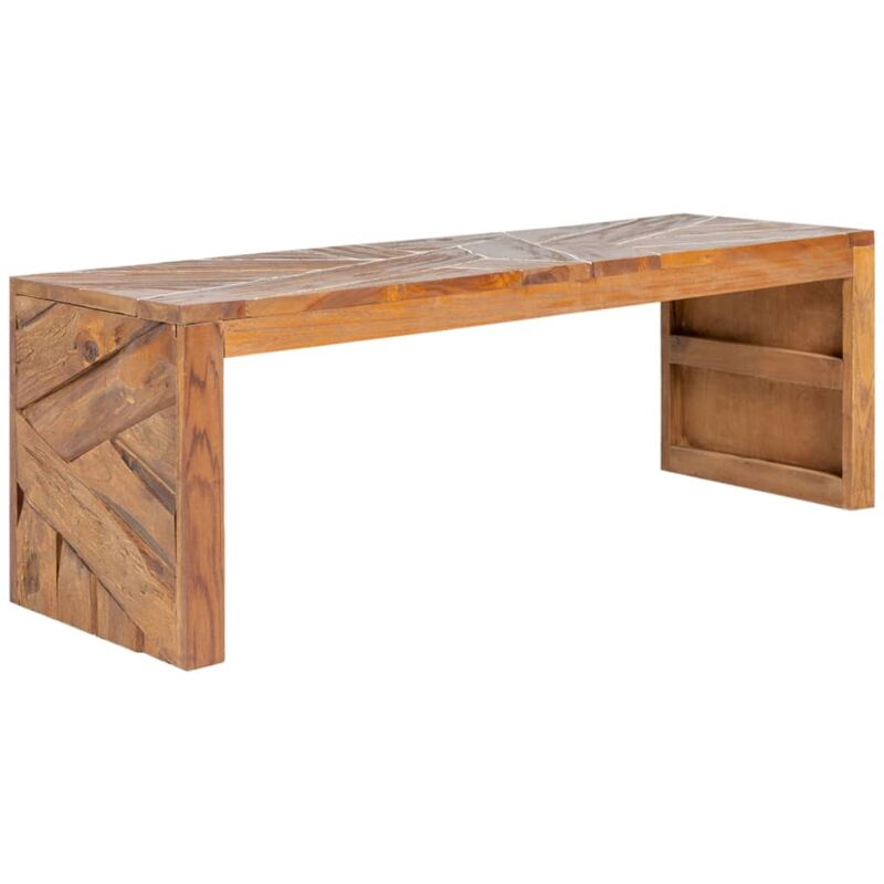 

Mueble para TV madera macizo teca 110x35x36 cm - Negro - Vidaxl