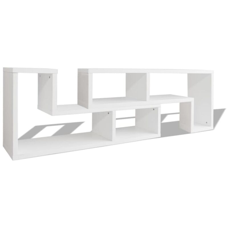 

vidaXL Mueble para TV blanca en forma de L - Blanco