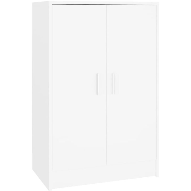 

Mueble zapatero de aglomerado blanco 60x35x92 cm - Blanco - Vidaxl