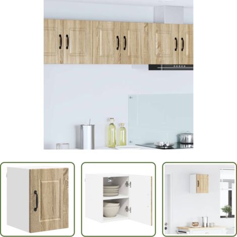 vidaXL Muebles de cocina -  Mueble de Cocina con estante Roble Sonoma 30 x 31 x 40 cm