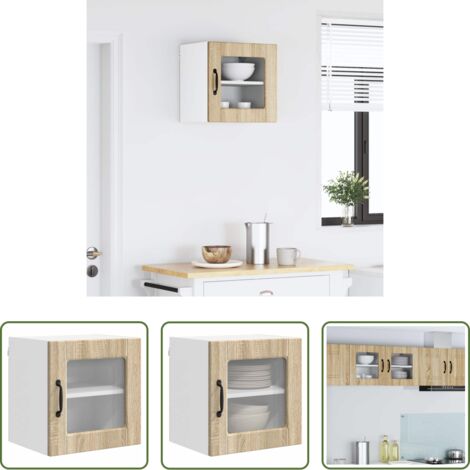 vidaXL Muebles de cocina -  Mueble de Cocina con estante Roble Sonoma 40 x 31 x 40 cm
