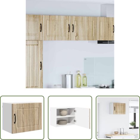 vidaXL Muebles de cocina -  Mueble de Cocina con estante Roble Sonoma 50 x 31 x 40 cm