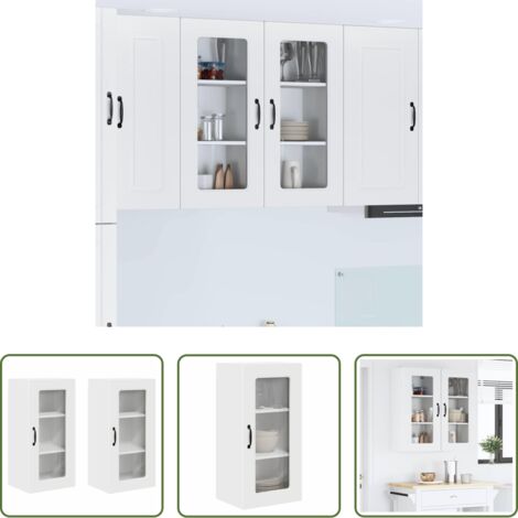 vidaXL Muebles de cocina -  Mueble de Cocina Kalmar 2 pcs 40 x 31 x 80 cm