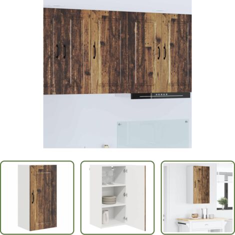 vidaXL Muebles de cocina -  Mueble de Cocina Kalmar Madera vieja 40 x 31 x 80 cm