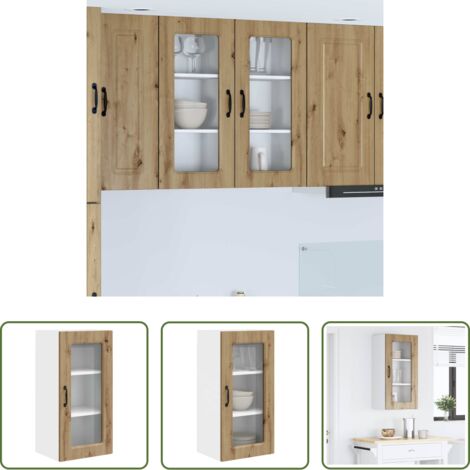 vidaXL Muebles de cocina -  Mueble de Cocina Kalmar Roble artesanal 40 x 31 x 80 cm