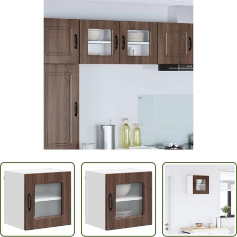 vidaXL Muebles de cocina -  Mueble de Cocina Kalmar Roble Marrón 40 x 31 x 40 cm
