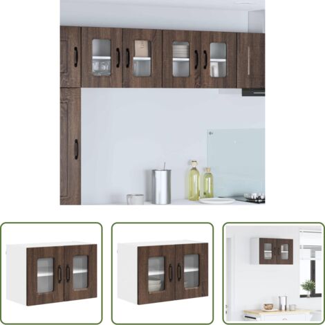 vidaXL Muebles de cocina -  Mueble de Cocina Kalmar Roble Marrón 60 x 31 x 40 cm