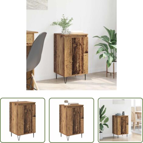 vidaXL Muebles de madera -  Aparador Madera vieja 40 x 35 x 70 cm Madera de ingeniería