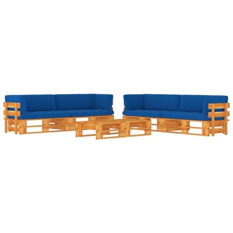 

Muebles de palets 6 pzas madera pino impregnada marrón miel - Marrón - Vidaxl