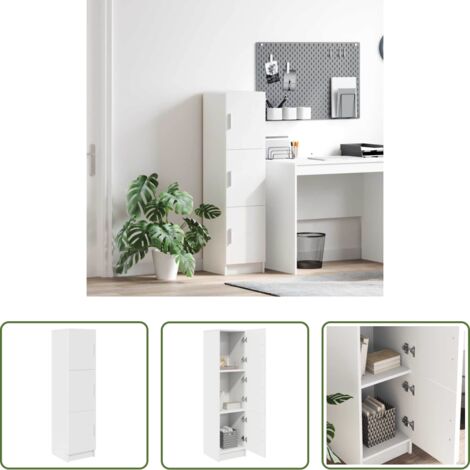 vidaXL Muebles modernos -  Aparador alto 31.5 x 32 x 122.5 cm