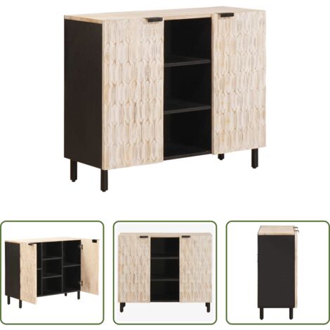 vidaXL Muebles modernos -  Aparador con estante Acabado de Lavado 90 x 33 x 75 cm